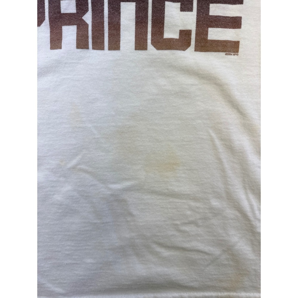 Prince‎ Musicology Live 2004 Concert Ringer T-Shirt White Vintage Large USA Made - Picture 5 of 7